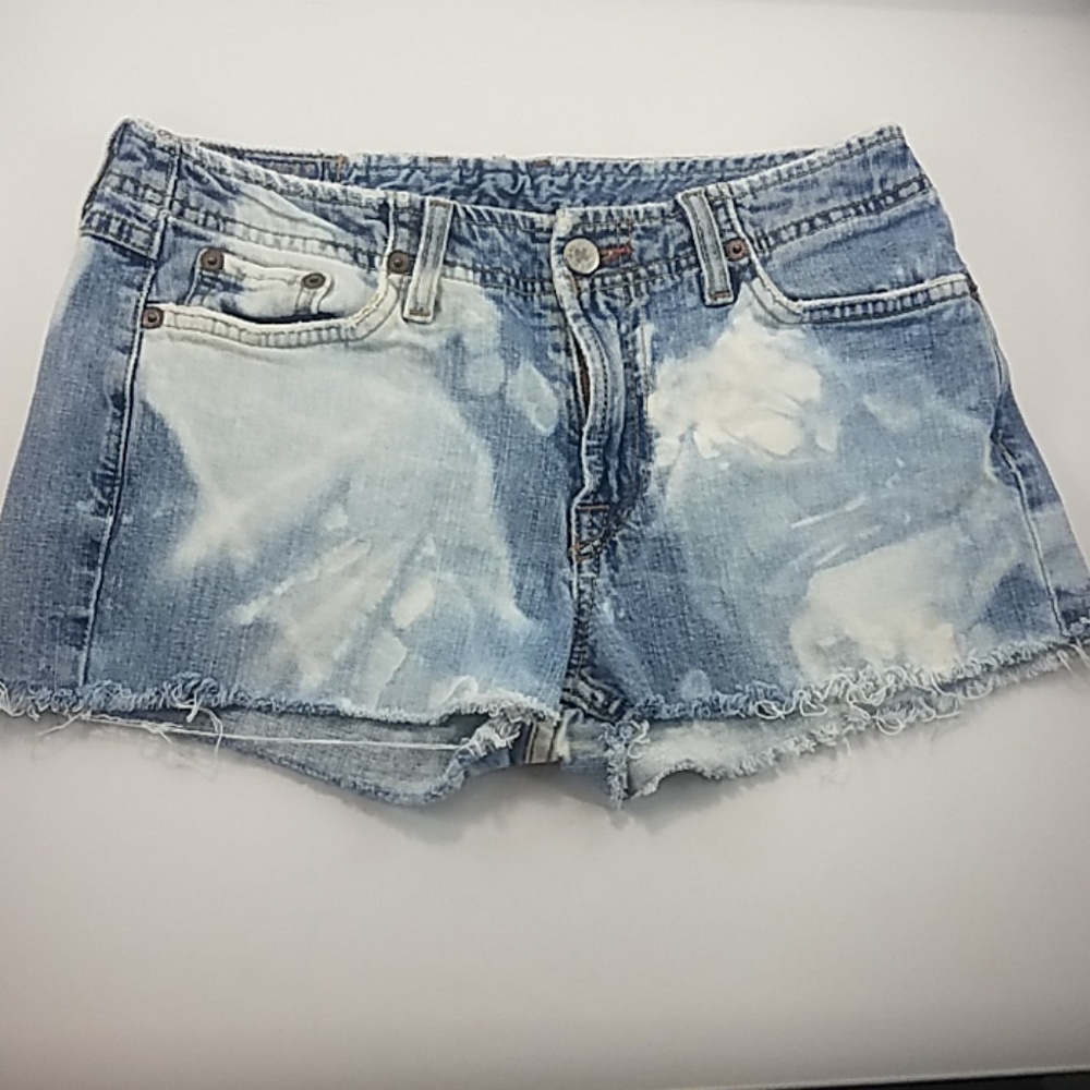 Lucky Brand Wonder Jean Frayed Cutoff Shorts